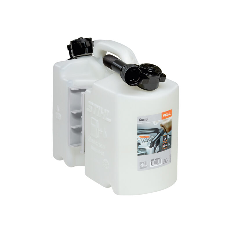 Transparent twin canister
